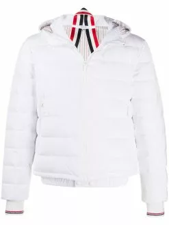 Thom Browne hooded poly twill ski jacket