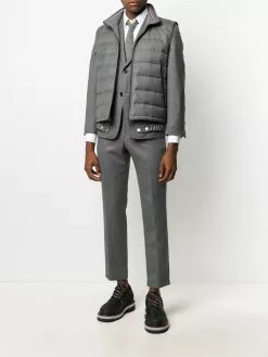 Thom Browne super 120s down-filled ski vest