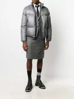 Thom Browne reversible funnel neck padded jacket