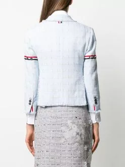 Thom Browne Frayed tweed blazer blazers of women 8 Thom Browne frayed tweed blazer