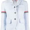 Thom Browne frayed tweed blazer