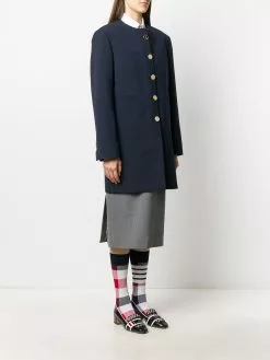 Thom Browne Crinkle stripe oversize blazer blazers of women 9 Thom Browne crinkle stripe oversize blazer