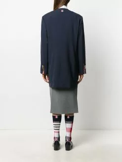 Thom Browne Crinkle stripe oversize blazer blazers of women 10 Thom Browne crinkle stripe oversize blazer