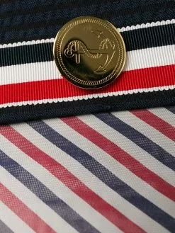 Thom Browne Crinkle stripe oversize blazer blazers of women 12 Thom Browne crinkle stripe oversize blazer