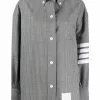 Thom Browne crinkle stripe shirt