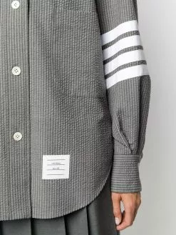 Thom Browne crinkle stripe shirt