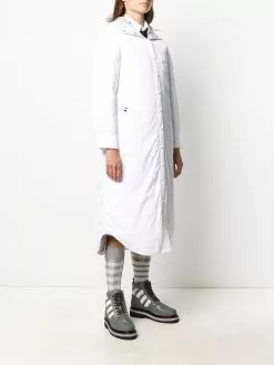 Thom Browne stripe detail down-filled parka