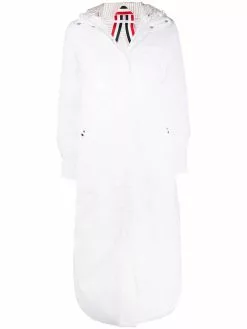 Thom Browne stripe detail down-filled parka