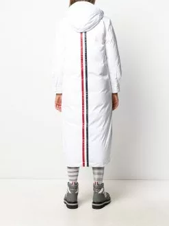 Thom Browne stripe detail down-filled parka