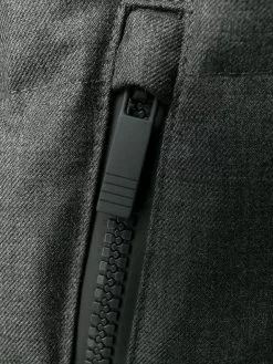 Thom Browne 120s twill funnel neck coat