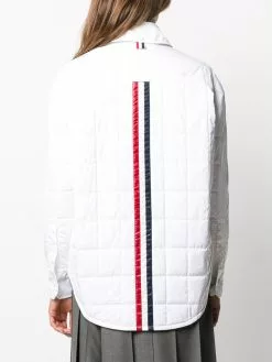 Thom Browne oversized quilted shirt jacket