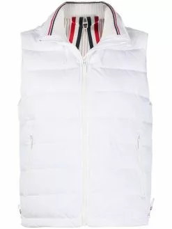 Thom Browne rear stripe padded gilet
