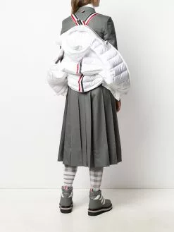Thom Browne Rear stripe padded gilet down jackets of women 11 Thom Browne rear stripe padded gilet