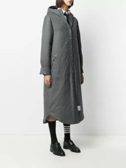 Thom Browne downfilled hooded coat