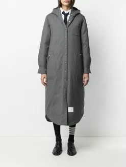 Thom Browne downfilled hooded coat