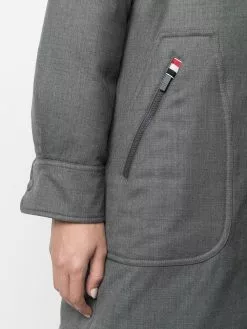 Thom Browne downfilled hooded coat