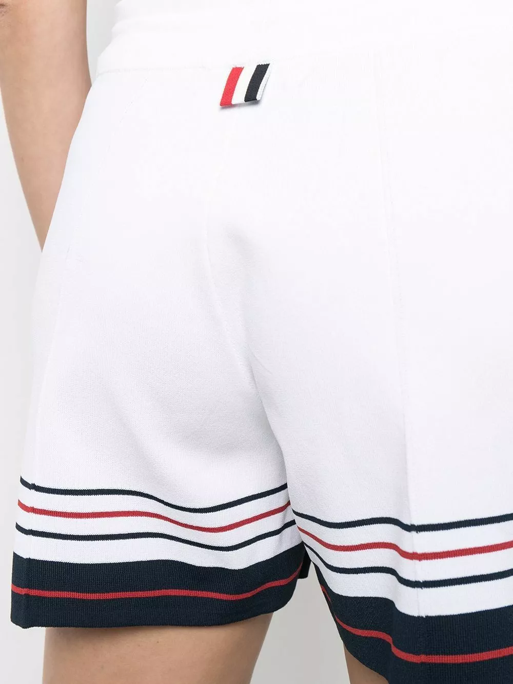 Thom Browne Stripe edge track shorts of women 5 Thom Browne stripe-edge track shorts