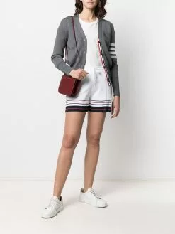 Thom Browne stripe-edge track shorts