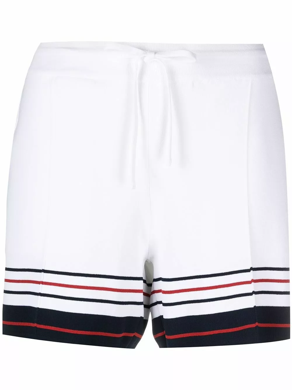 Thom Browne Stripe edge track shorts of women 1 Thom Browne stripe-edge track shorts
