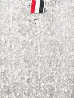 Thom Browne open tuck stitch 4-Bar jumper