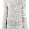 Thom Browne open tuck stitch 4-Bar jumper