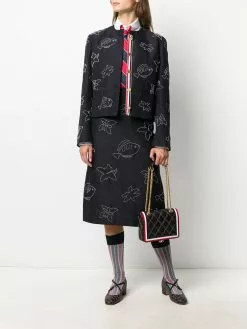 Thom Browne quilted shoulder bag