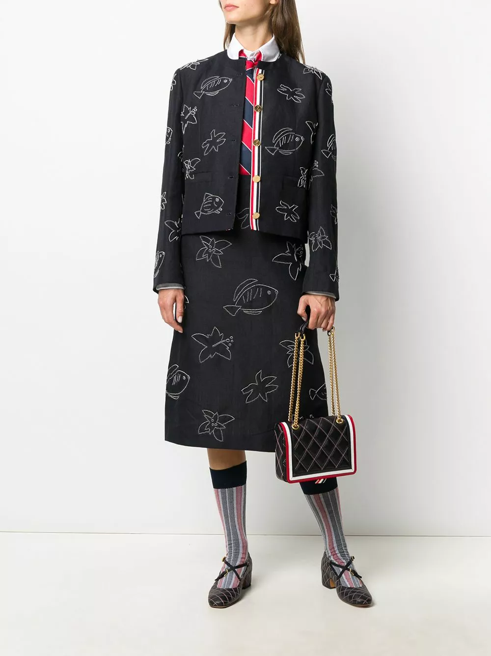 Thom Browne Quilted shoulder bag shoulder bags of women 2 Thom Browne quilted shoulder bag