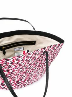 Thom Browne braided raffia basket bag