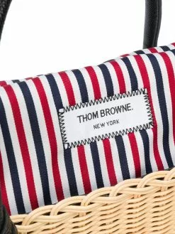 Thom Browne wicker basket bag