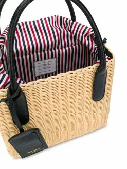 Thom Browne wicker basket bag