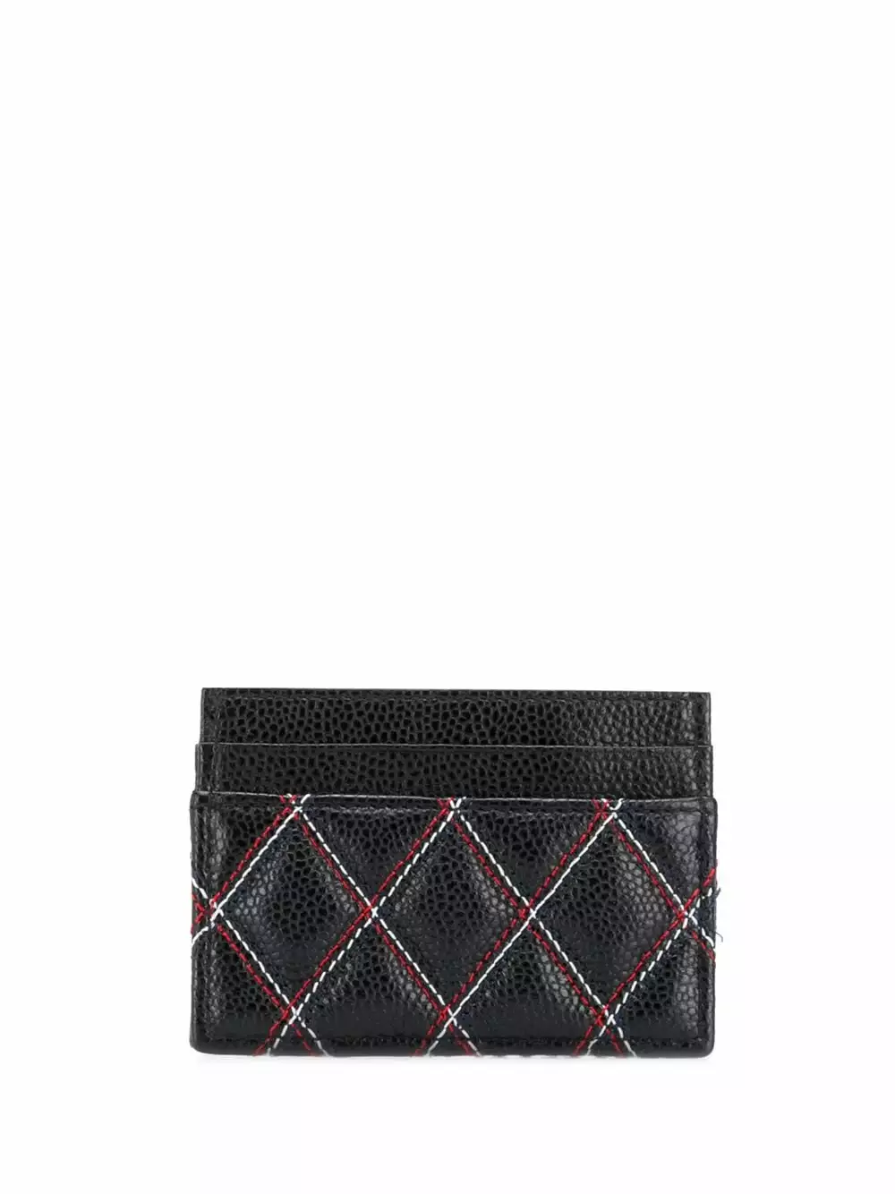 Thom Browne Quilted effect cardholder wallets & purses of women 2 Thom Browne quilted-effect cardholder