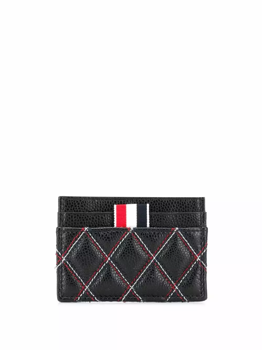 Thom Browne Quilted effect cardholder wallets & purses of women 1 Thom Browne quilted-effect cardholder
