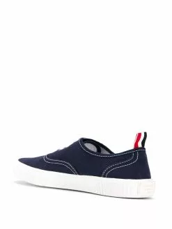 Thom Browne Heritage cotton canvas sneakers
