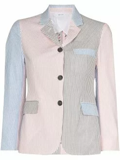 Thom Browne multi-panel striped blazer