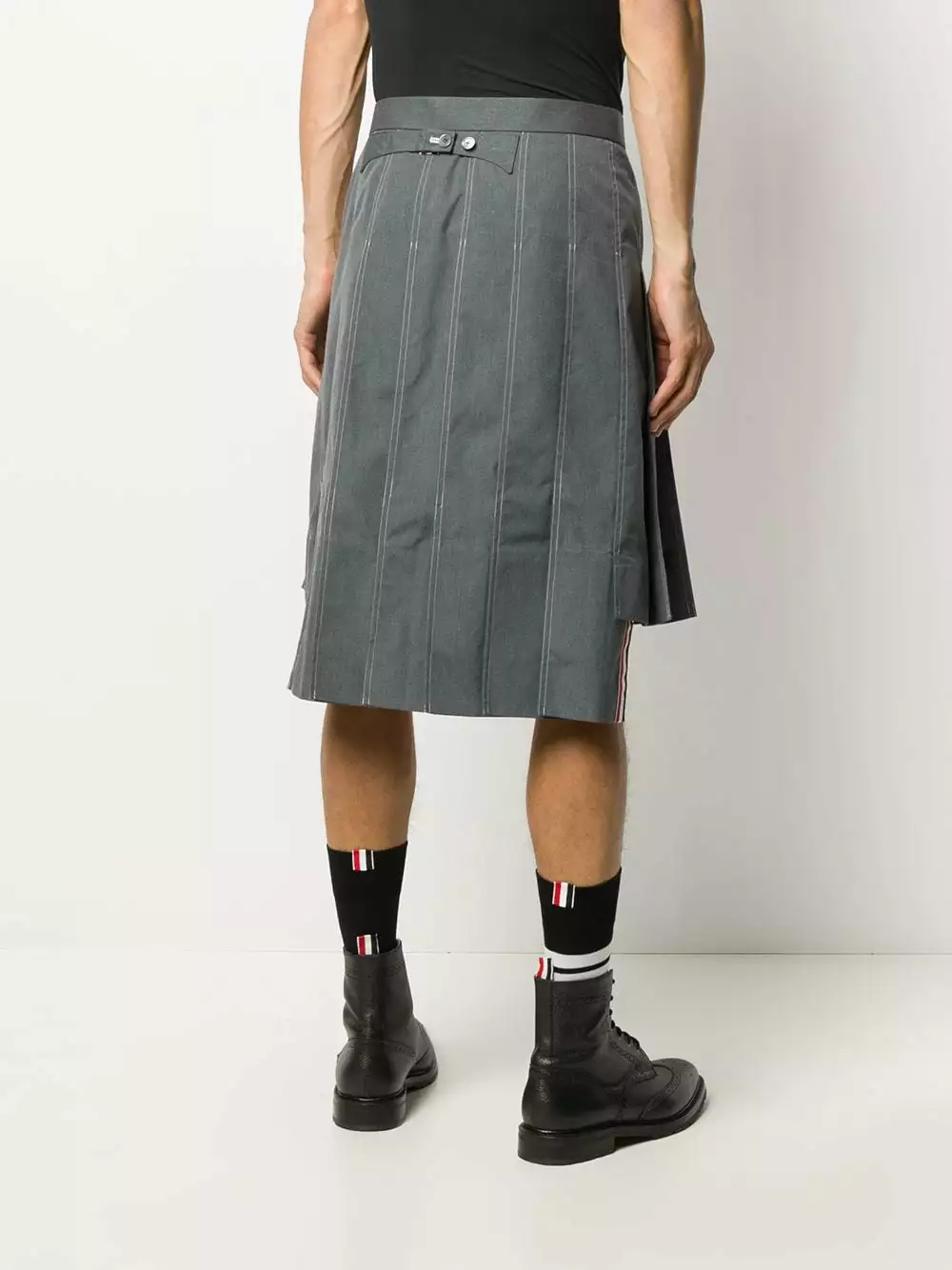 Thom Browne Knee length pleated skirt bermuda shorts of men 4 Thom Browne knee-length pleated skirt