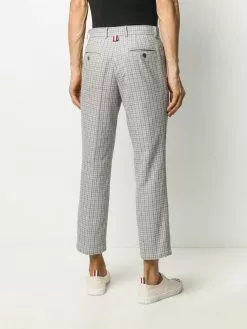 Thom Browne check tailored trousers