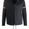 Thom Browne striped asymmetric jacket