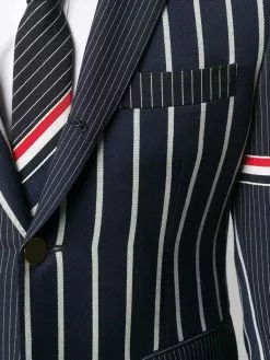 Thom Browne vertical-stripe sports blazer