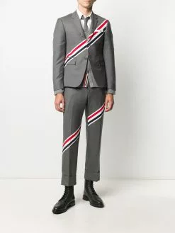 Thom Browne RWB-stripe cropped trousers