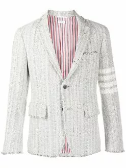 Thom Browne tweed single-breasted blazer