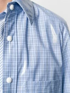 Thom Browne checked shirt jacket