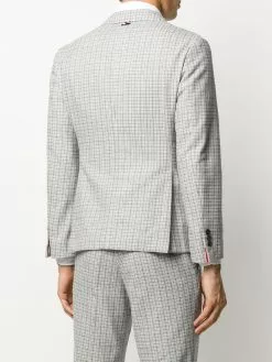 Thom Browne check single-breasted blazer
