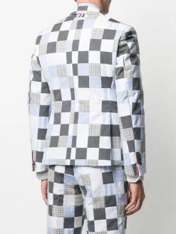 Thom Browne patchwork-pattern sport blazer