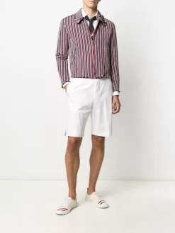 Thom Browne RWB-stripe zip-up jacket