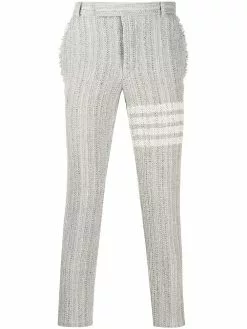 Thom Browne 4-Bar tweed tailored trousers