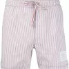 Thom Browne RWB seersucker swim shorts