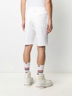 Thom Browne cotton backstrap shorts