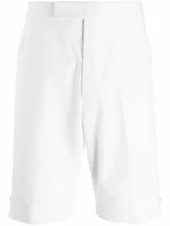 Thom Browne cotton backstrap shorts