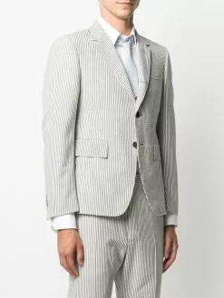 Thom Browne striped single-breasted blazer
