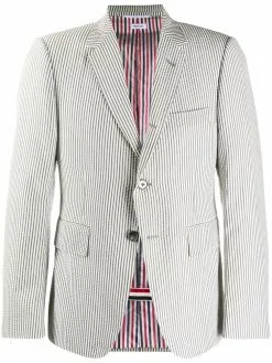 Thom Browne striped single-breasted blazer